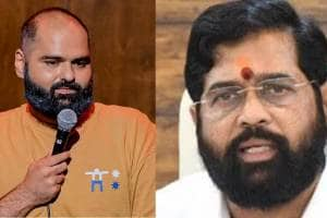 Kunal Kamra and Eknath Shinde