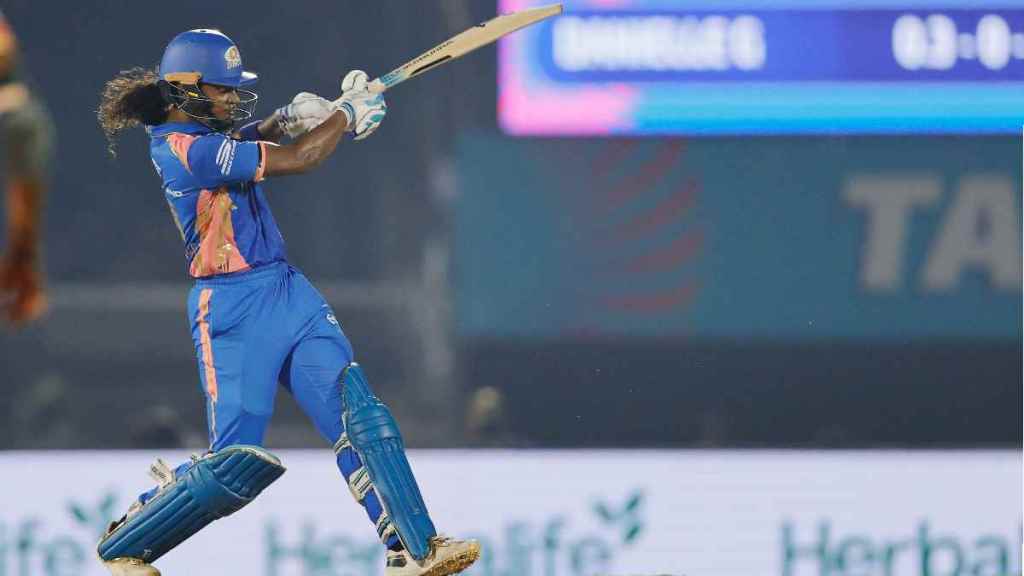 MI-W vs GG-W WPL Eliminator 2025 Live Cricket Score in Marathi