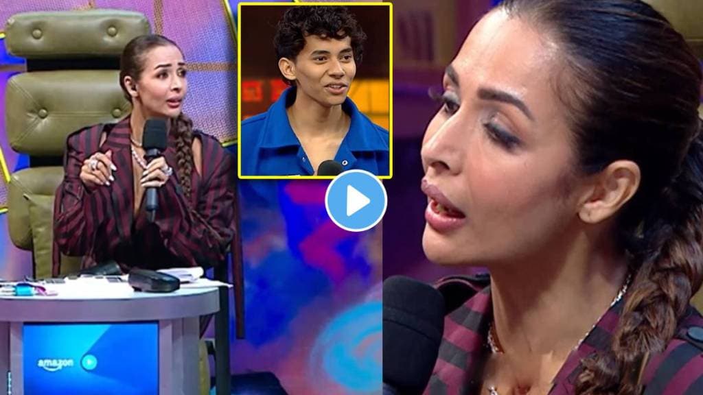 Malaika Arora angry on 16 years old contestant for waking passing flying kisses