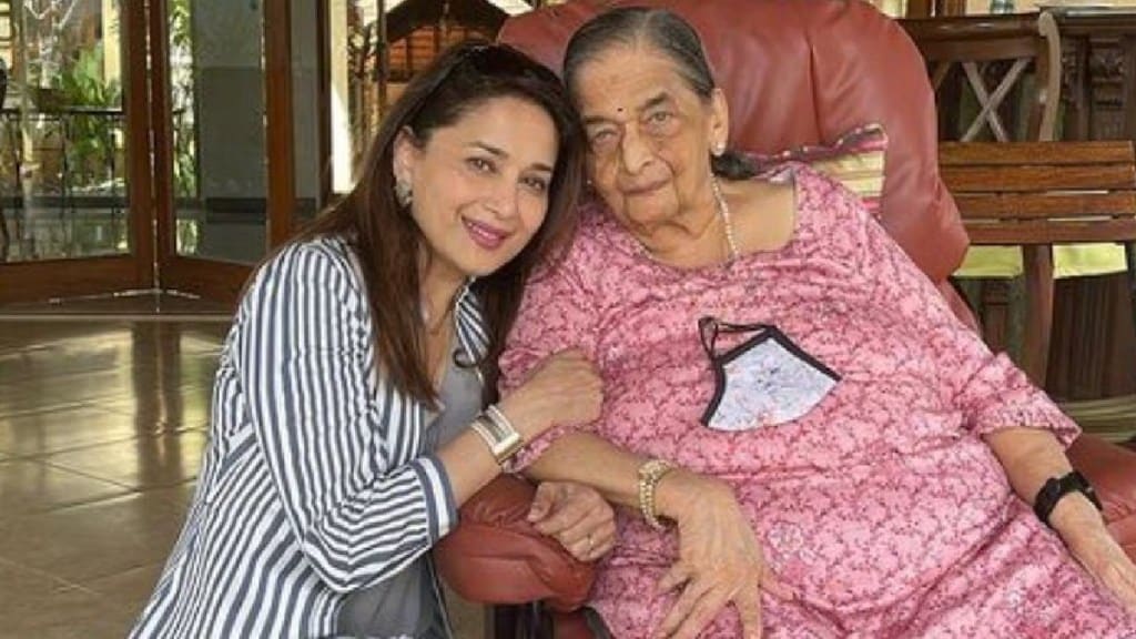 madhuri dixit shared an emotional post on social media in memory of her mother