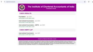 ICAI CA Results 2025 Out