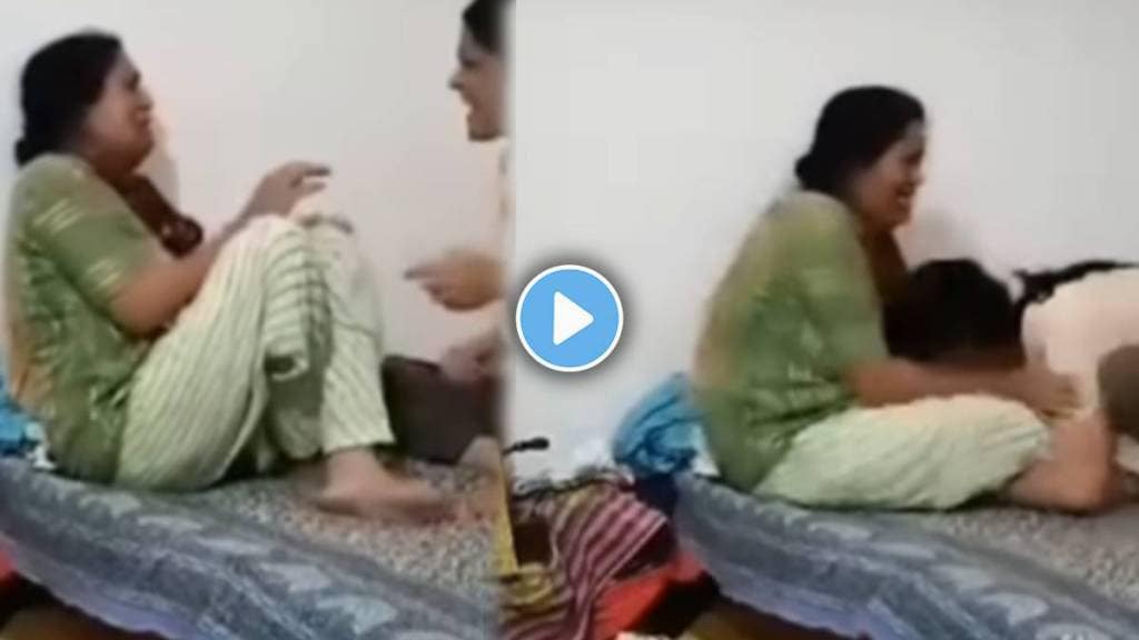 Mother-in-law and daughter-in-law quarrel video viral