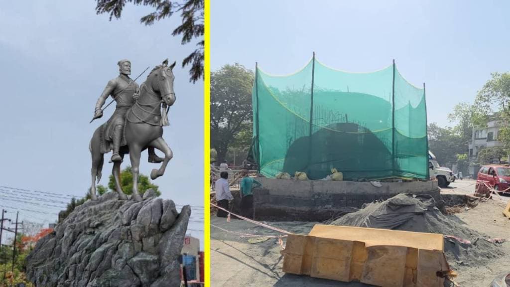 statue , Gharda Circle, Dombivli , loksatta news,