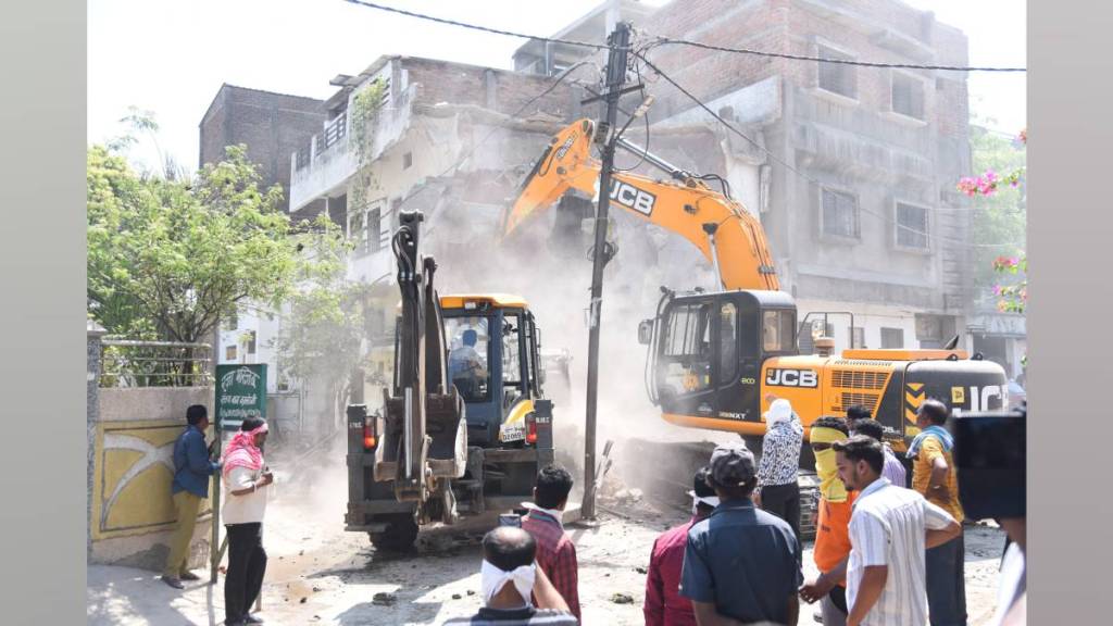 bulldozing accuseds houses in nagpur violence raises questions about municipal administrations functioning