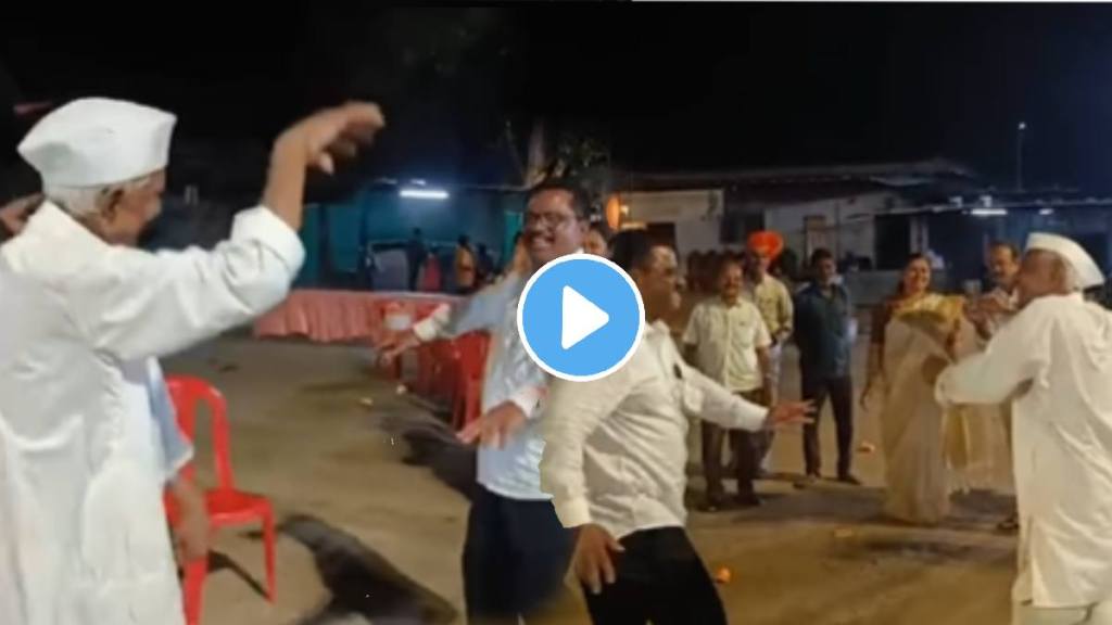 Father and son dance on marathi song O Sheth video goes viral on social media