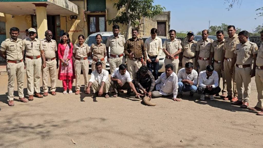 forest department officials seized live scaly cat and three expensive vehicles brought from bahe jalna