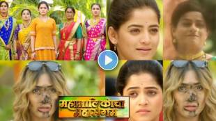 zee marathi leading actress of serials helps paaru to fight with villan disha