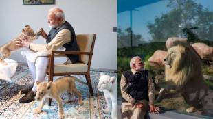 PM Narendra Modi at Vantara Wildlife in Gujarat