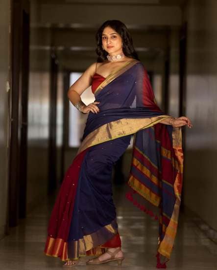 Priyadarshini Indalkar Saree Photoshoot