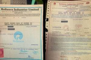 Auto enthusiast Rattan Dillon from Chandigarh posted photos of Reliance stocks certificates on X.