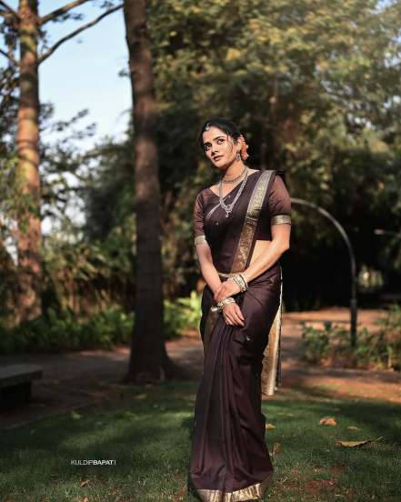 Bhagyashree mote south indian look