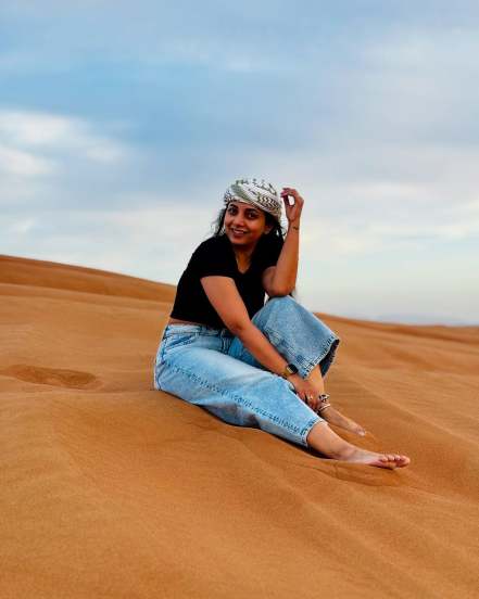 Sayali Sanjeev Dubai Vacation