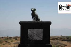 Shivaji Maharaj's dog waghya memorial