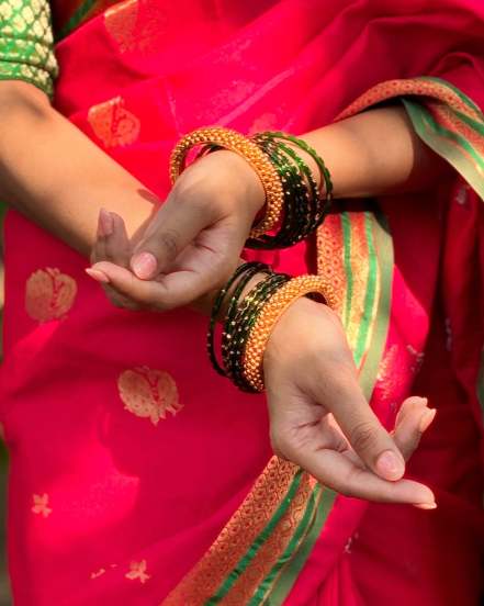 Shivani Mundhekar Pink Paithani Saree Look