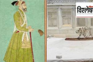 The grave of Aurangzeb