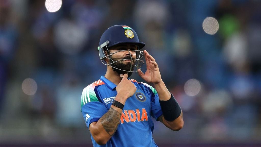 Virat Kohli becomes the first cricketer to play in 100 Tests, 100 T20Is, and 300 ODIs, marking a historic achievement in his career.