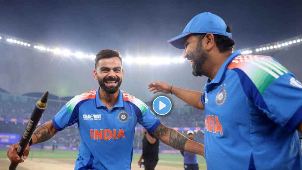 Rohit Sharma Virat Kohli Chat on Retirement Video Goes Viral After India Won Champions Trophy