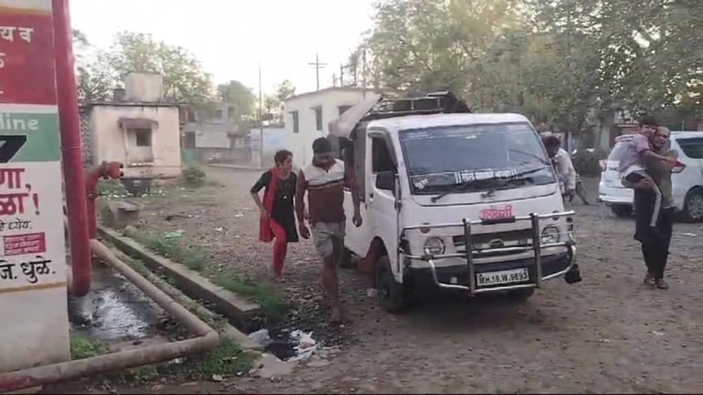 School vehicle accident, Nandurbar district,