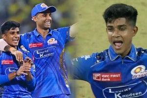 Who is Vignesh Puthur Kerala spinner who dismissed Ruturaj Gaikwad Shivam Dube on IPL debut for Mumbai Indians