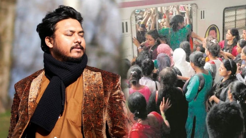 marathi director akshay indikar shared a post on mumbai local train crowd and management