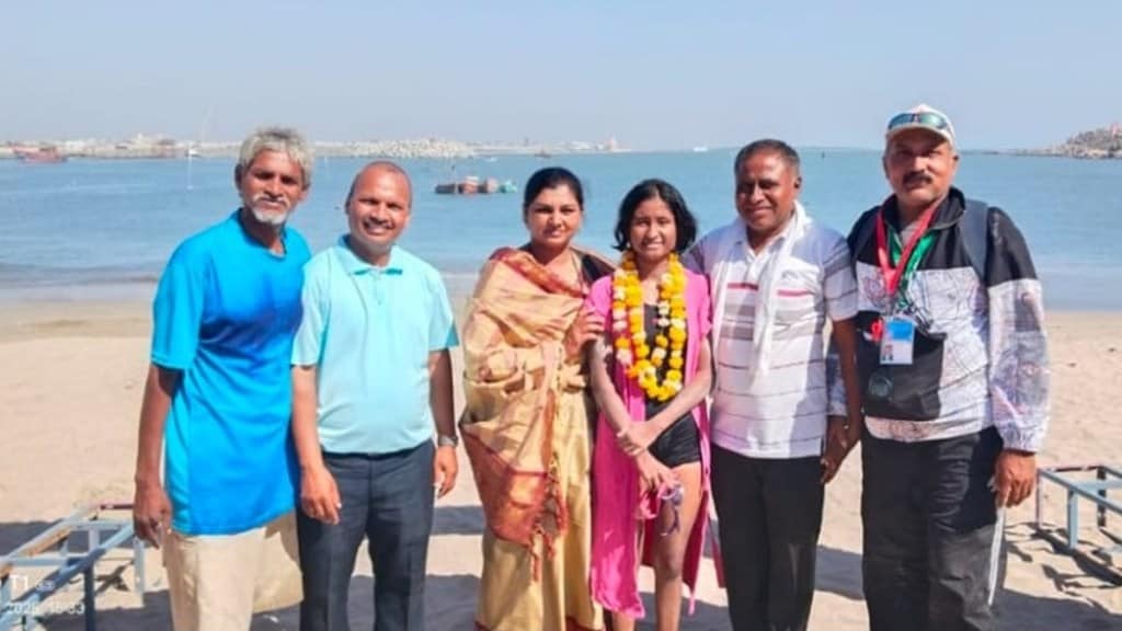 dhanashree Vijay kundalkar swimming loksatta news