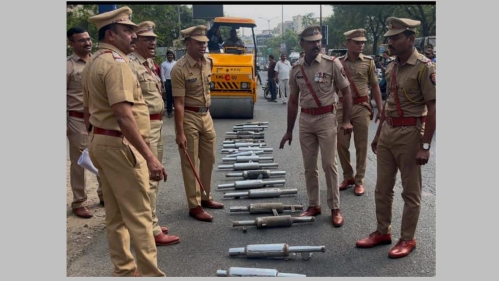 pune road roller silencer