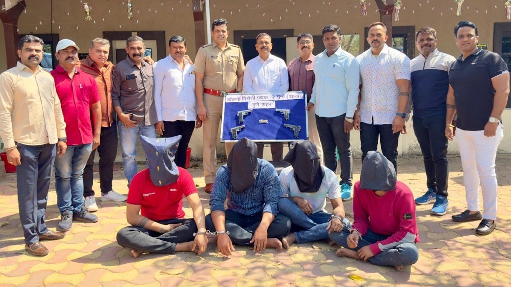 pistols seized pune loksatta