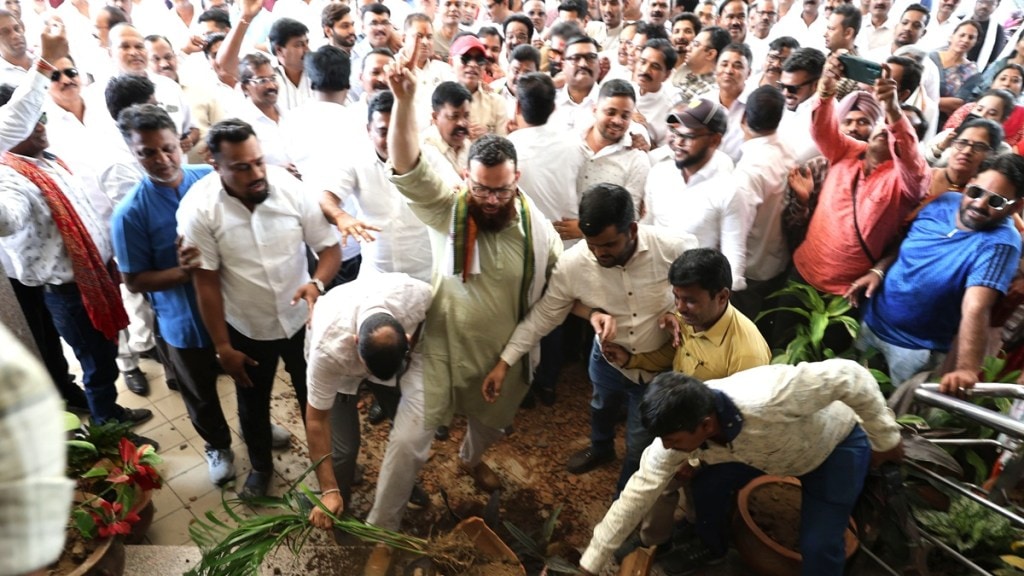 congress leaders agitation nagpur