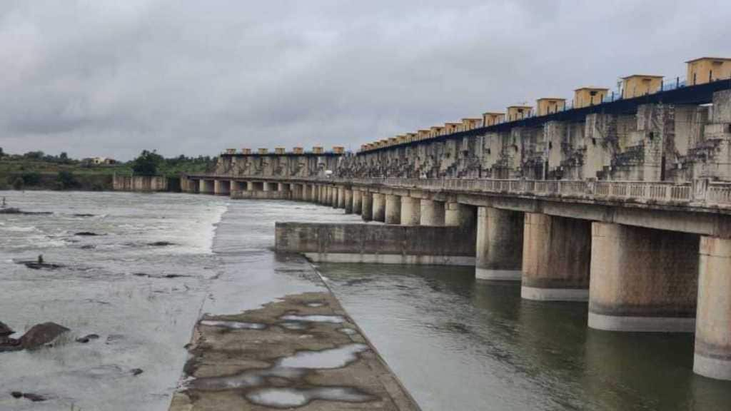 34 water storage in ghod dam in shirur