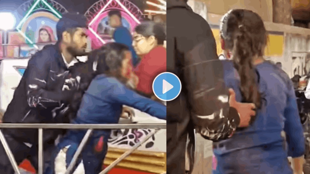 Shocking Video of girl fell down from giant wheel accident video viral on social media