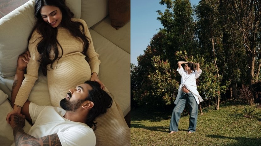 Athiya shetty KL rahul maternity photoshoot