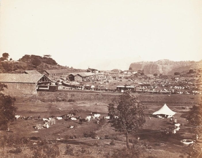 Bhor Ghat railway construction