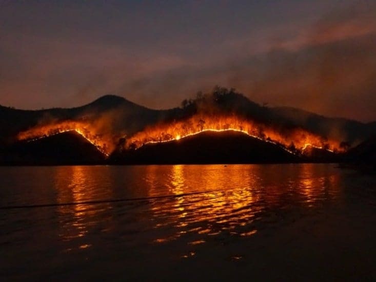 Burning Mountain, Australia