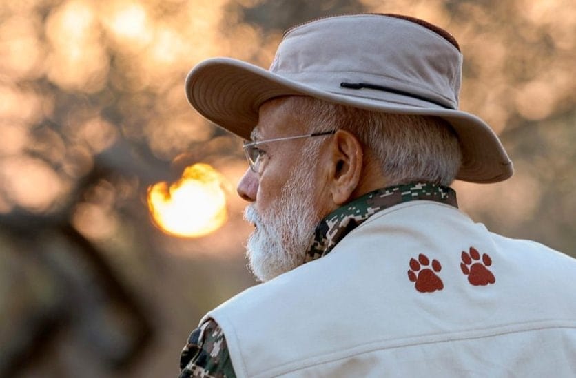 Prime Minister Modi in Wildlife Safari