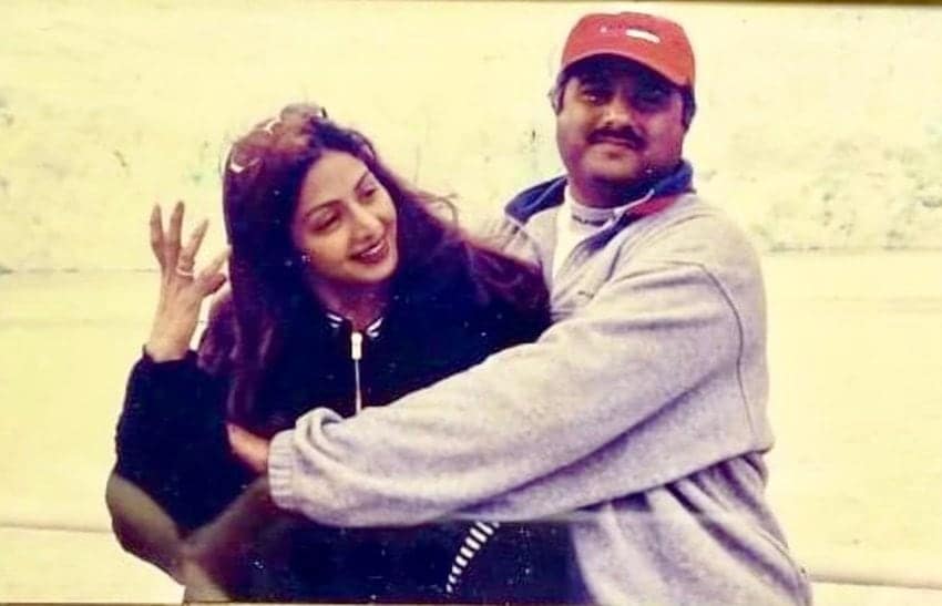 Boney Kapoor and Sridevi