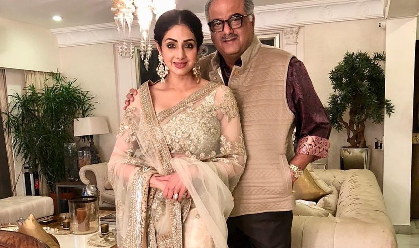 Boney Kapoor and Sridevi