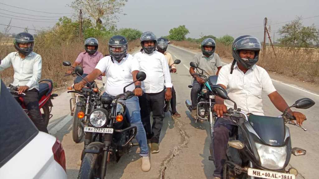 road safety message news in marathi