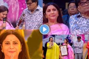 Zee Chitra Gaurav 2025 nivedita saraf emotional