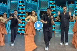 prajakta mali and swapnil joshi dances on chiu tai chiu tai daar ughad song