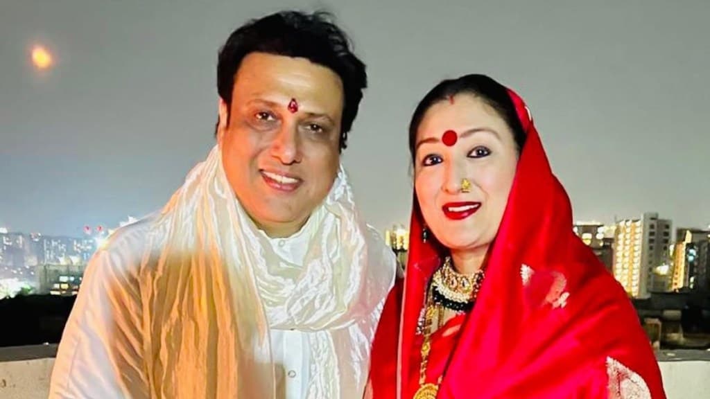 why govinda sunita live separate